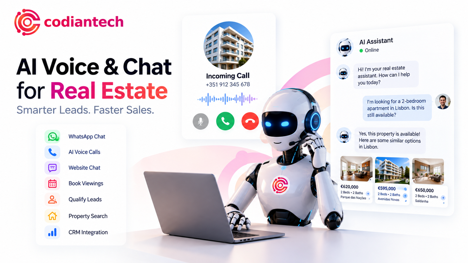 Voice + Chat AI for Real Estate &amp; Brokerage in Lisbon, Portugal: 2026 Buyer’s Guide