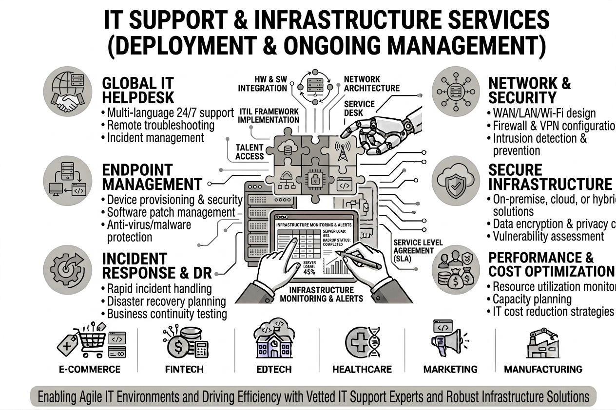 IT SUPPORT &amp; INFRASTRUCTURE SERVICES